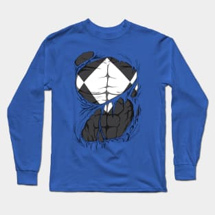 Black Ranger ripped Long Sleeve T-Shirt